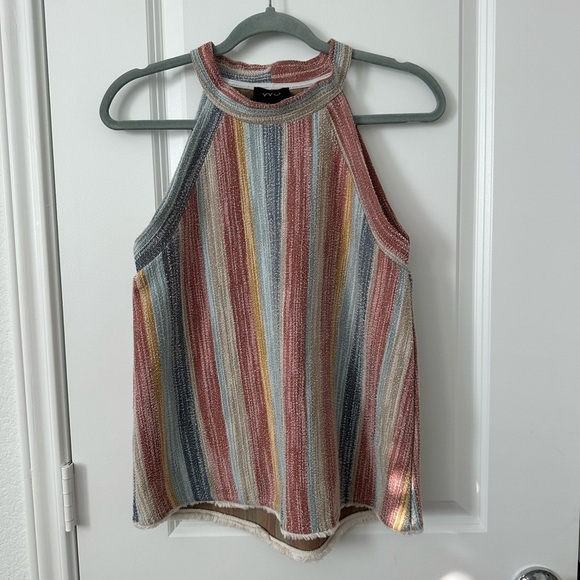 W5 Anthropologie Multicolor Striped Blouse - Picture 1 of 3